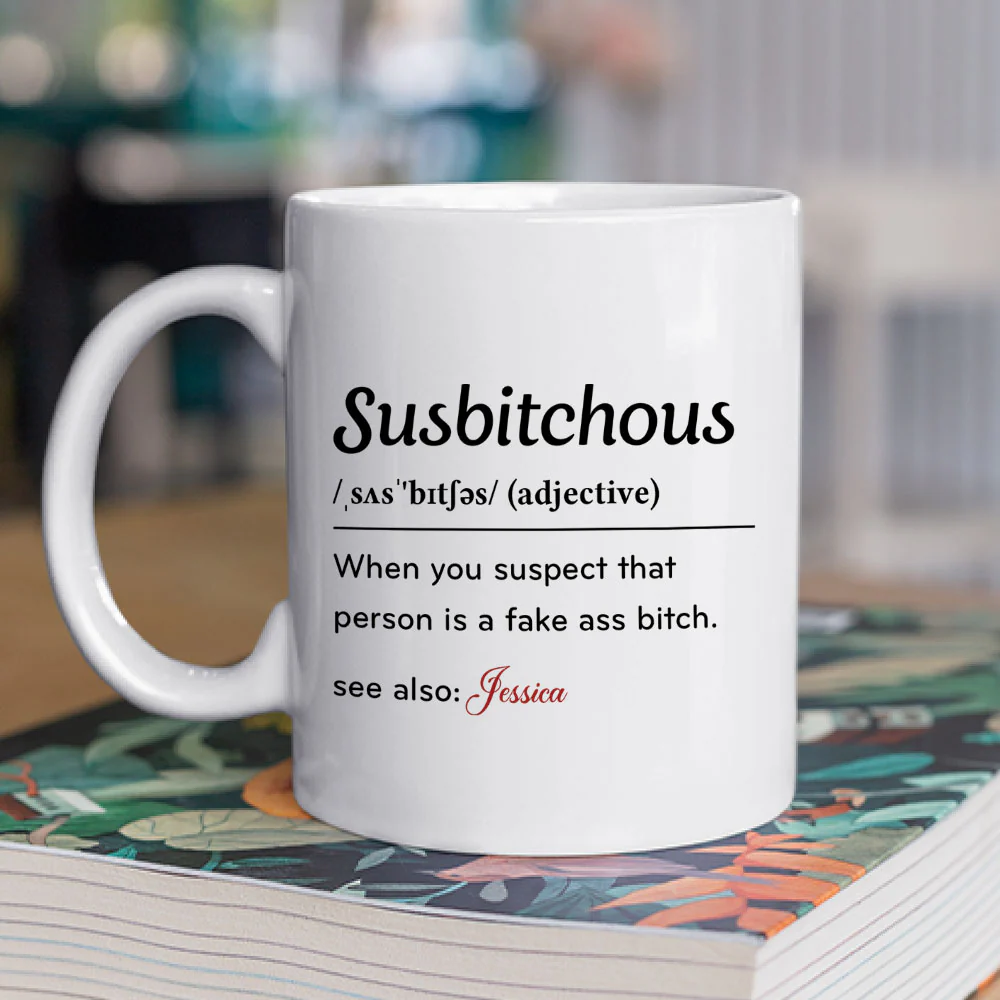 Word Of The Day - Personalized Custom Coffee Mug - Image 2