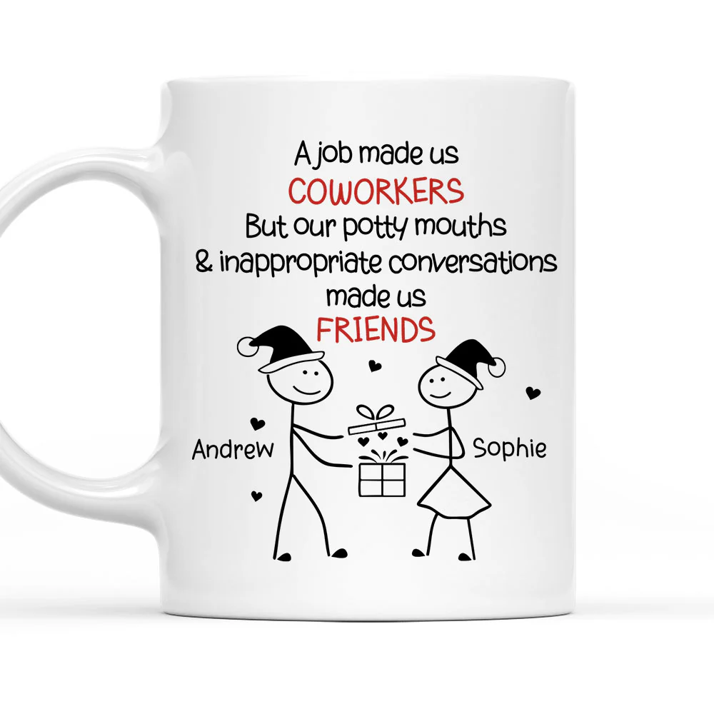 Work Squad Christmas Gift - Personalized Custom Coffee Mug