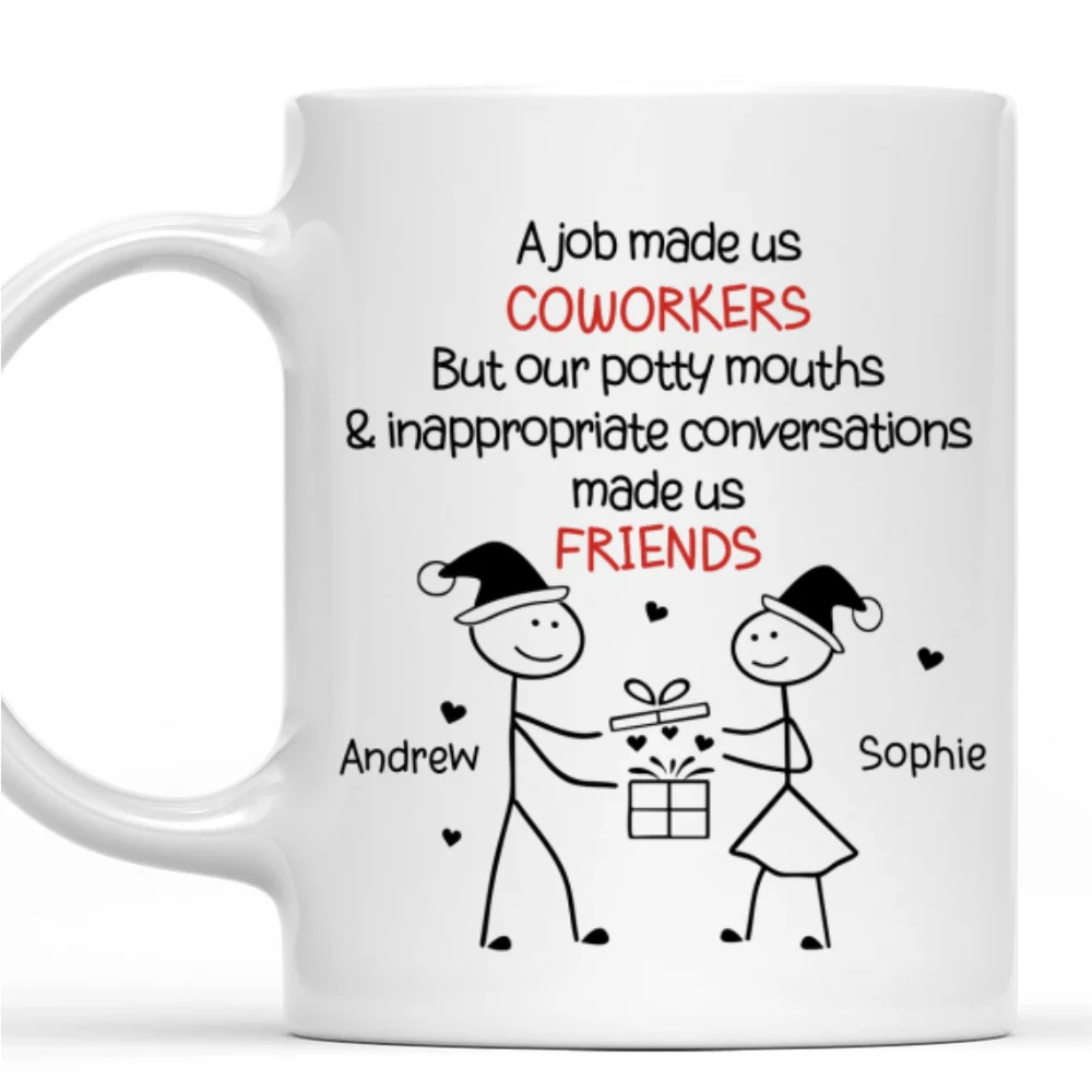 Work Squad Christmas Gift - Personalized Custom Coffee Mug - Image 7