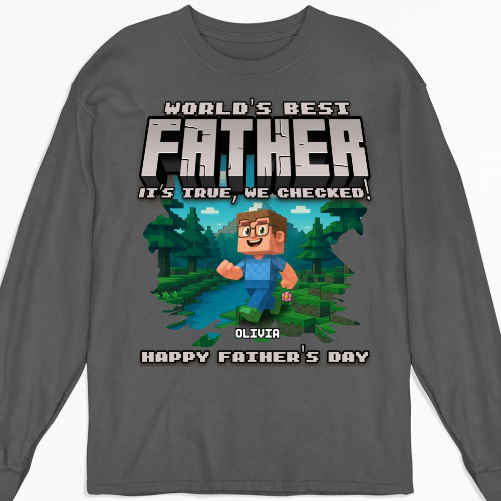 World Best Grandpa - Personalized Custom Shirt - Image 13