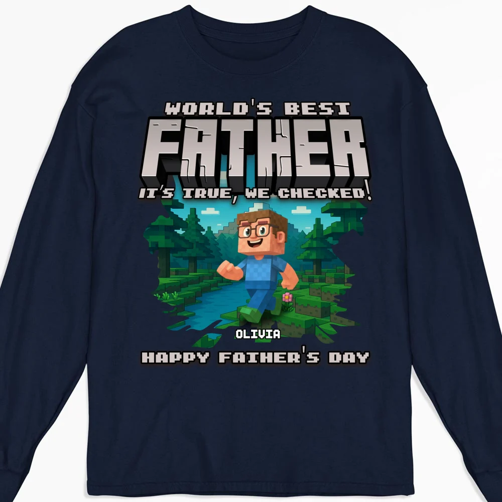 World Best Grandpa - Personalized Custom Shirt - Image 14