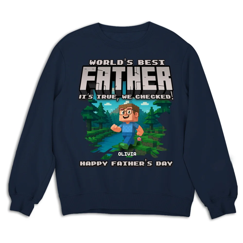 World Best Grandpa - Personalized Custom Shirt - Image 17