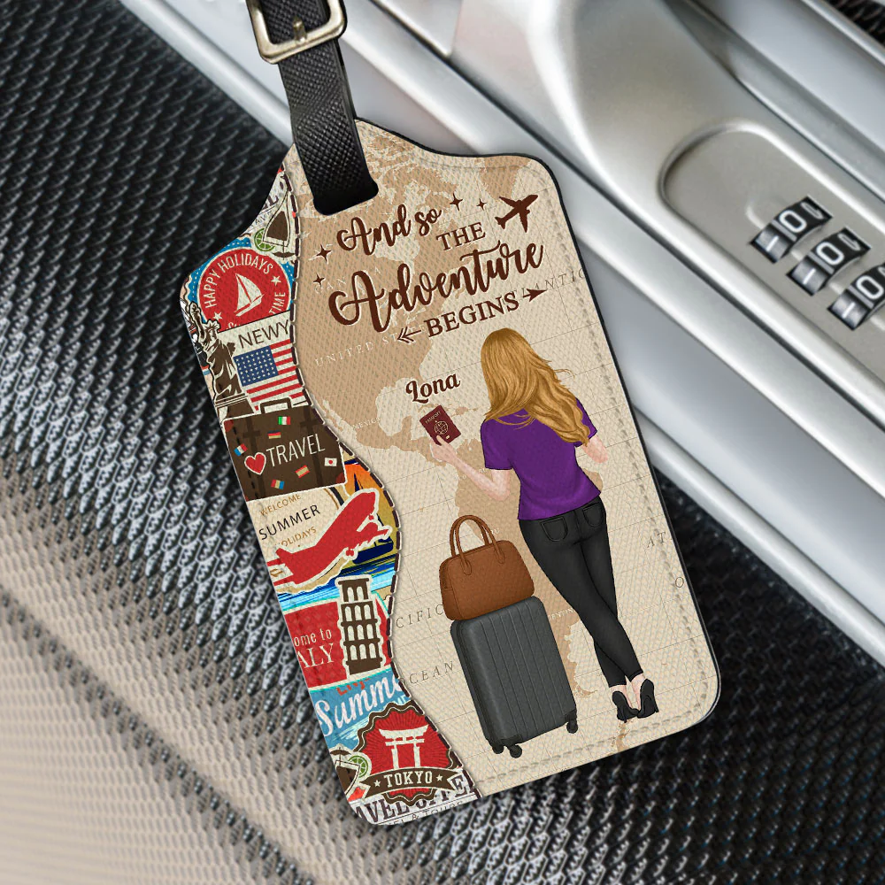 World Explorer - Personalized Custom Luggage Tag - Image 2