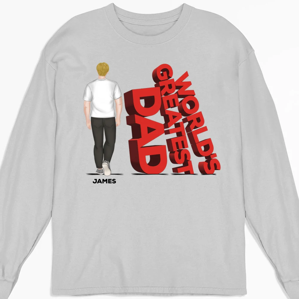 World's Greatest Dad - Personalized Custom Shirt - Image 12