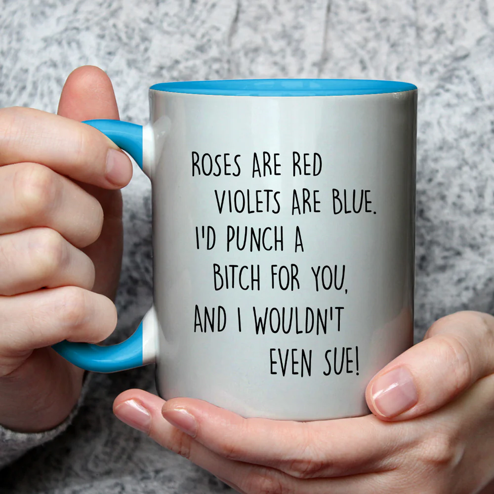 Would Not Even Sue - Personalized Custom Accent Mug - Image 4