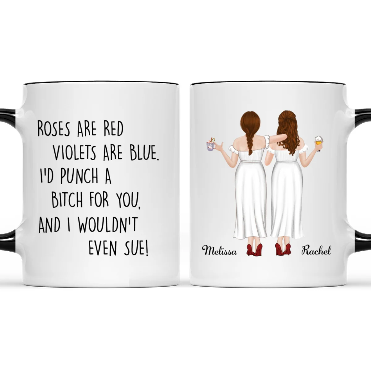 Would Not Even Sue - Personalized Custom Accent Mug - Image 7