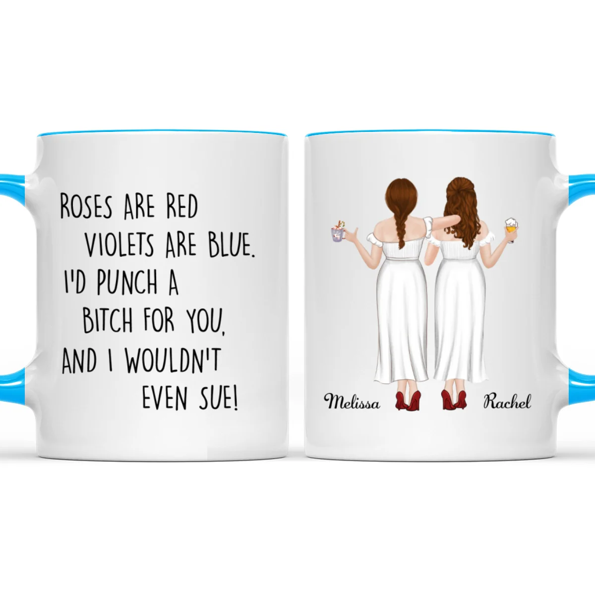 Would Not Even Sue - Personalized Custom Accent Mug - Image 8