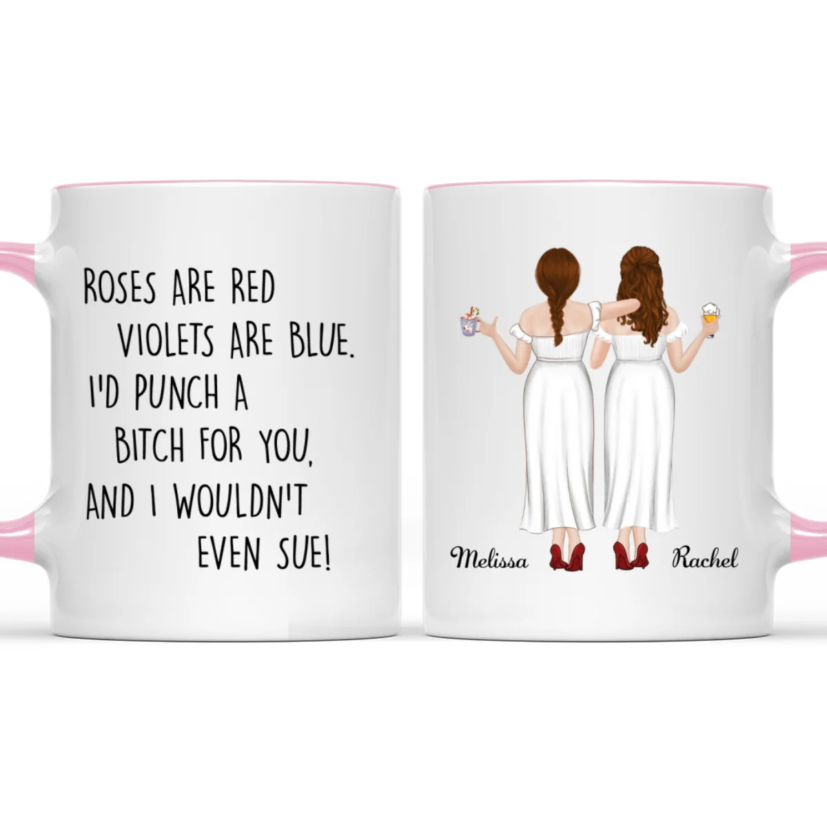 Would Not Even Sue - Personalized Custom Accent Mug - Image 9