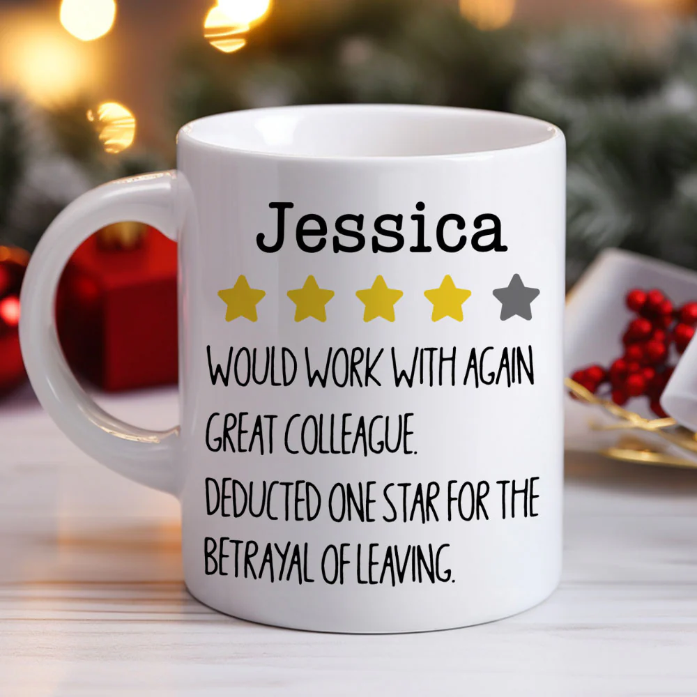 Would Work With Again - Personalized Custom Coffee Mug - Image 3