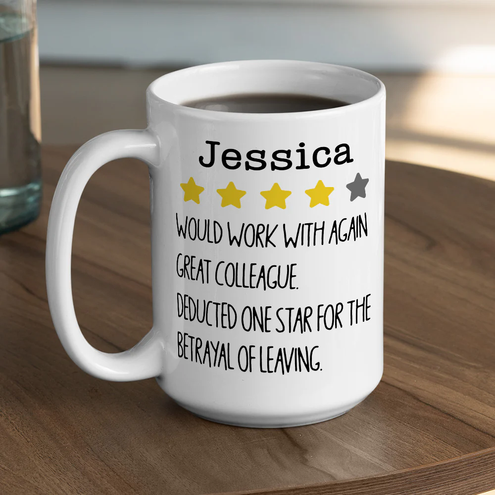 Would Work With Again - Personalized Custom Coffee Mug - Image 4