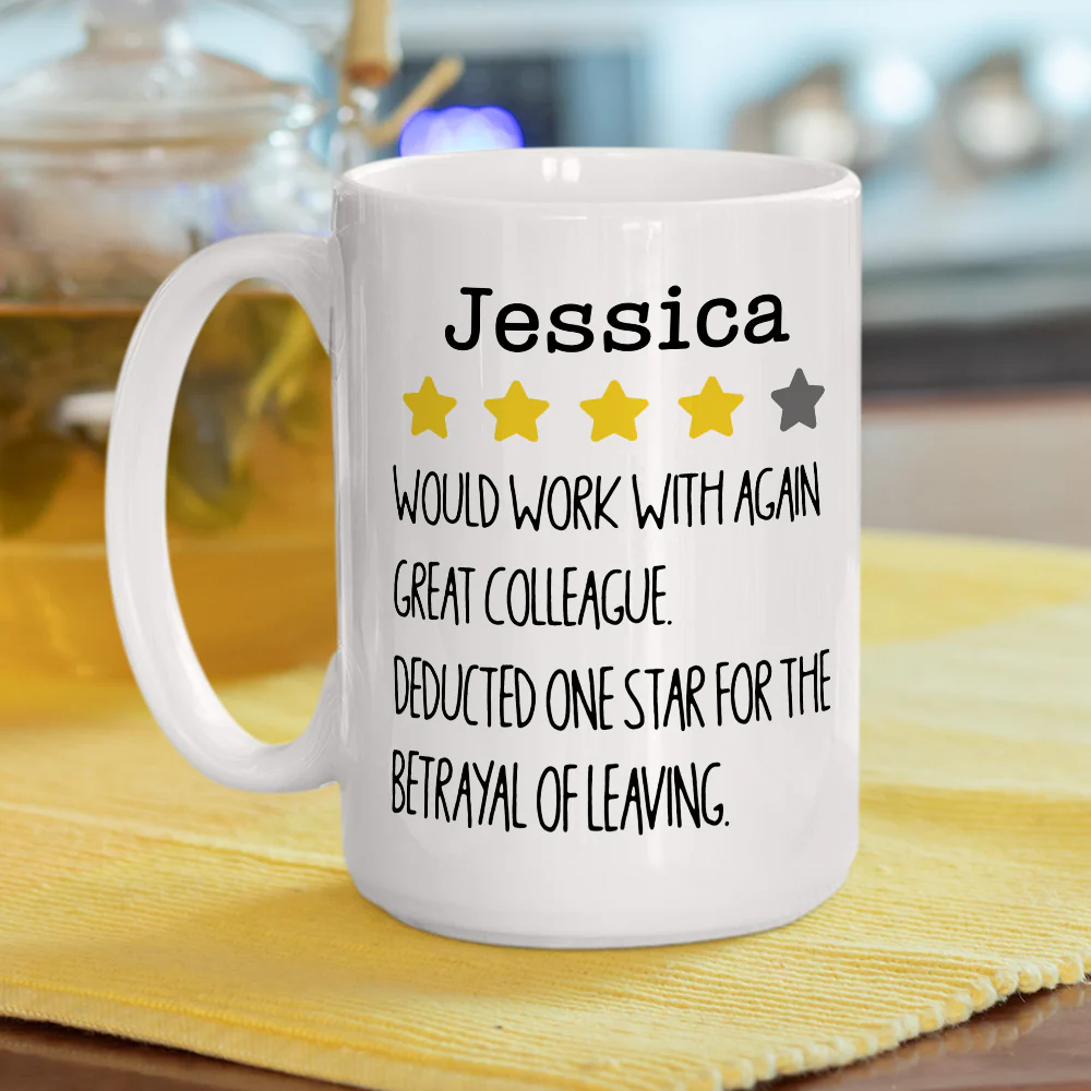 Would Work With Again - Personalized Custom Coffee Mug - Image 5