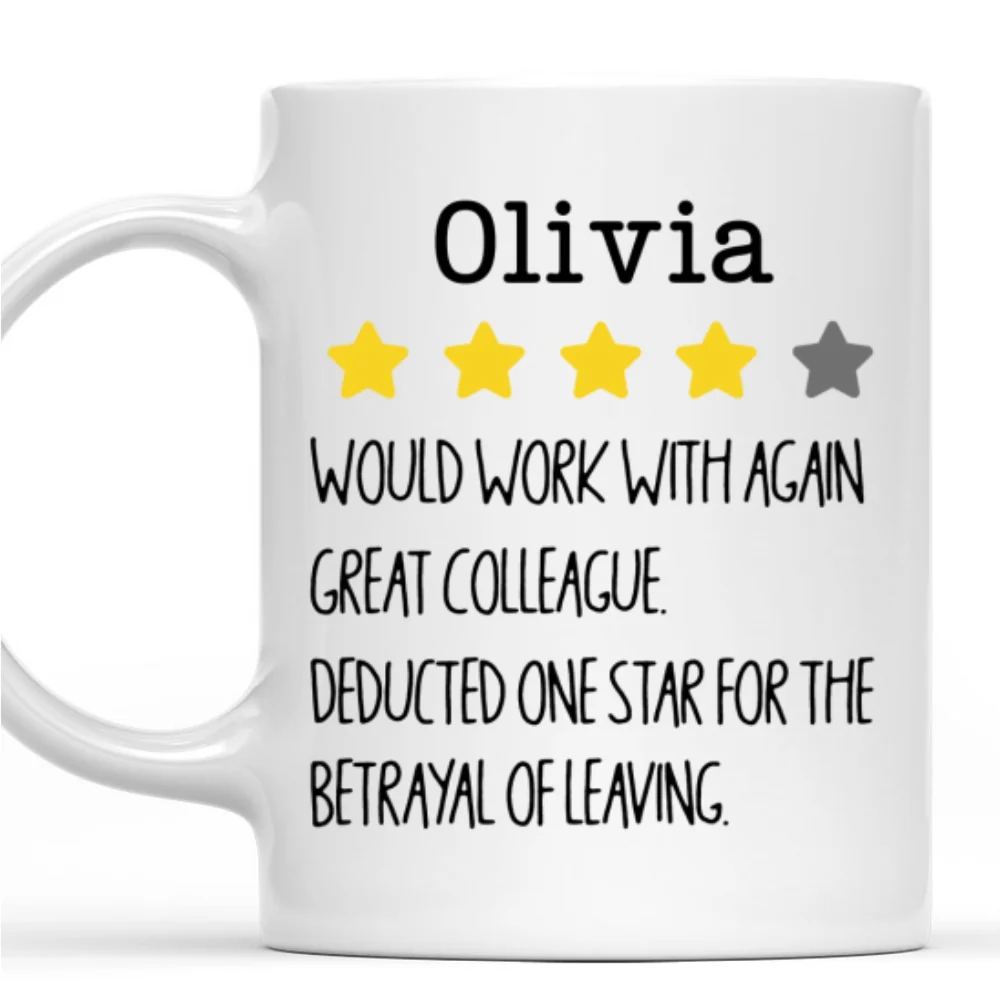 Would Work With Again - Personalized Custom Coffee Mug - Image 7