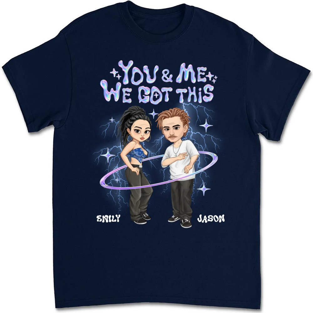Y2K Couple Hologram - Personalized Custom Shirt - Image 10