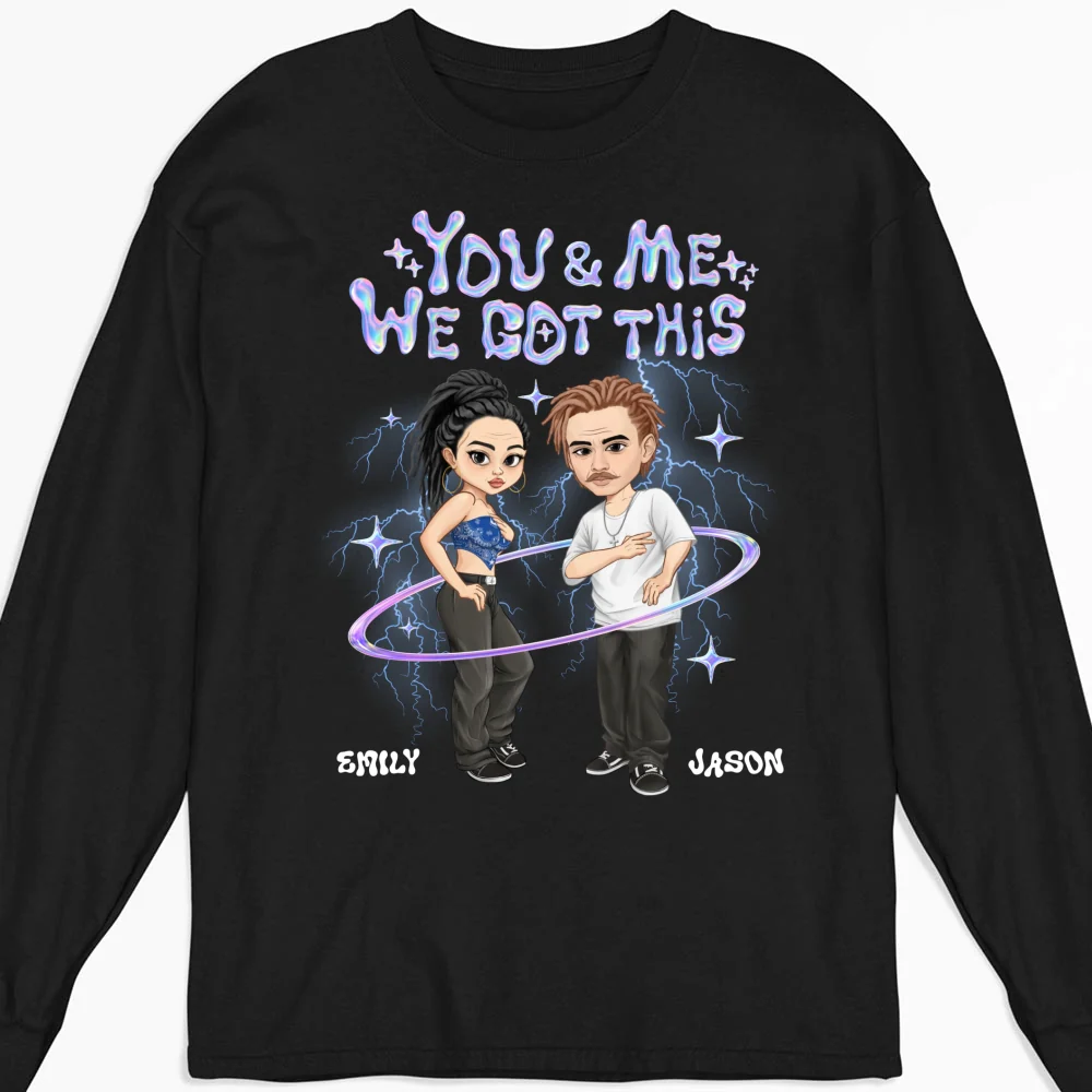 Y2K Couple Hologram - Personalized Custom Shirt - Image 11