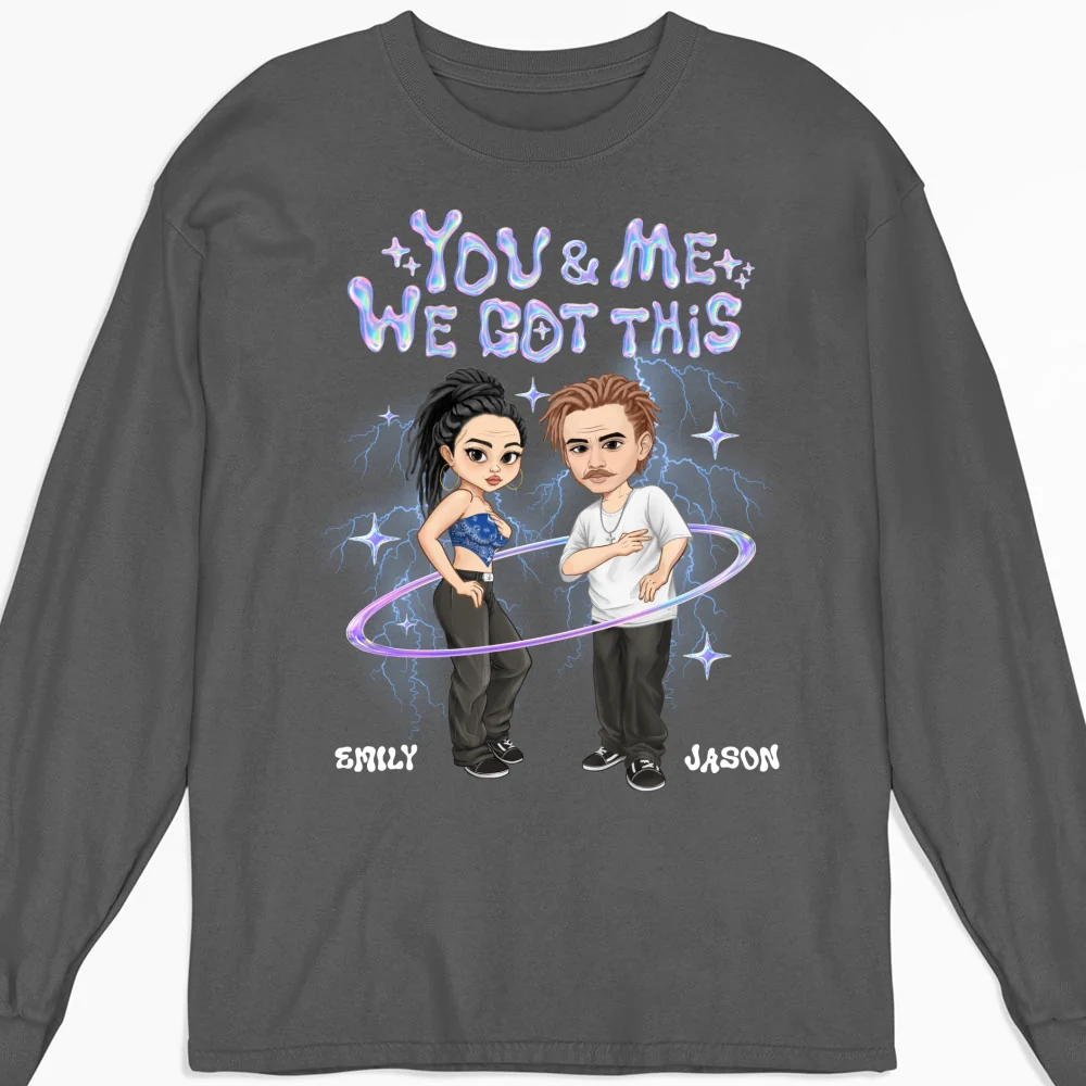 Y2K Couple Hologram - Personalized Custom Shirt - Image 12