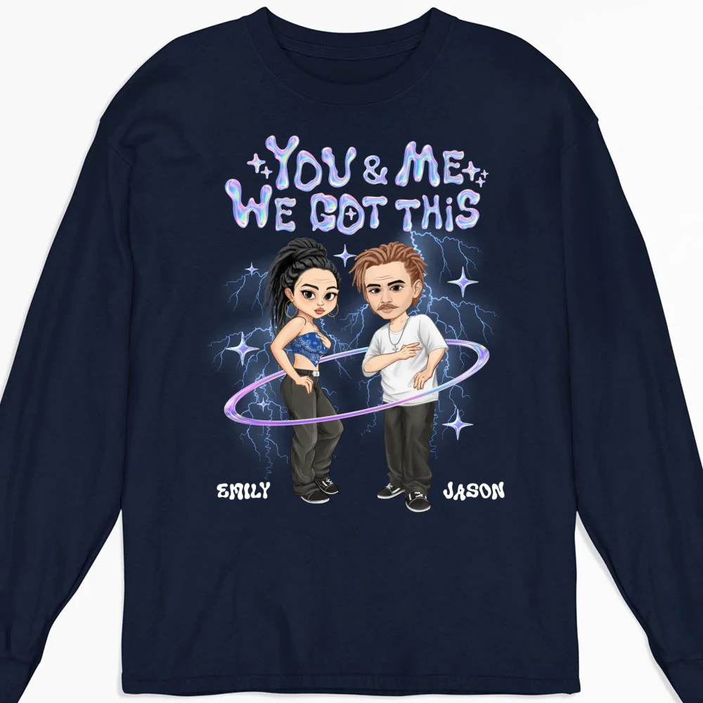 Y2K Couple Hologram - Personalized Custom Shirt - Image 13