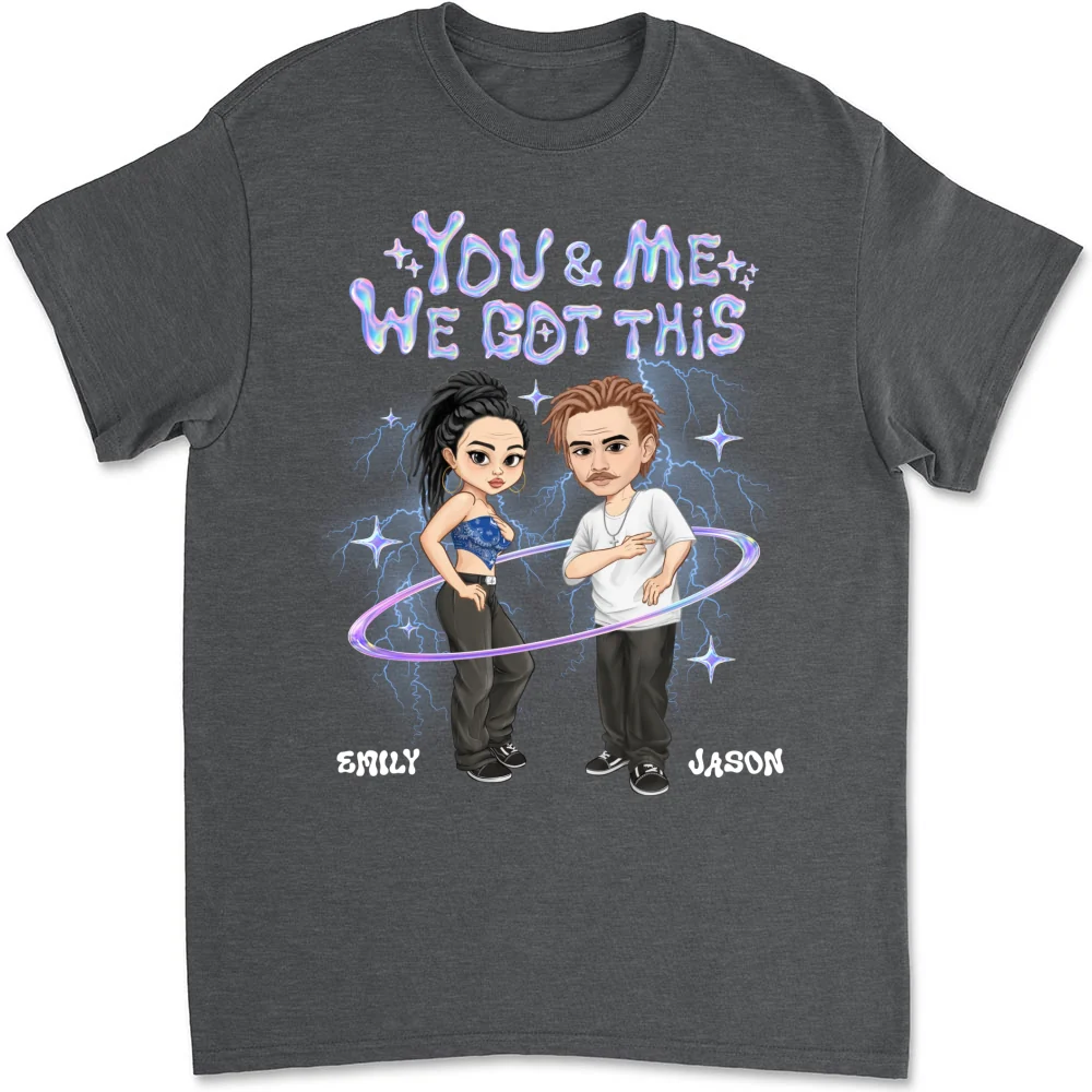 Y2K Couple Hologram - Personalized Custom Shirt - Image 8