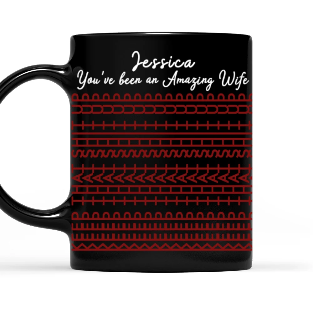 Yes You Are An Awesome Wife - Personalized Custom Coffee Mug - Image 8