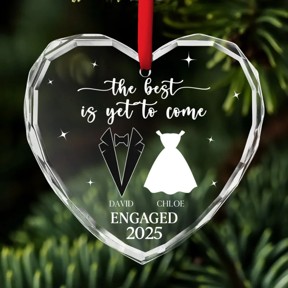 Yet To Come - Personalized Custom Glass Ornament - Image 7