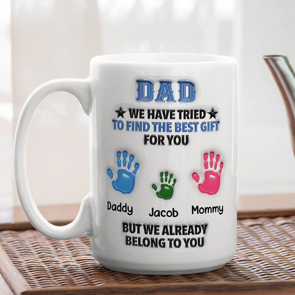 You Already Won The Best Gift - Personalized Custom 3D Inflated Effect Mug - Image 5