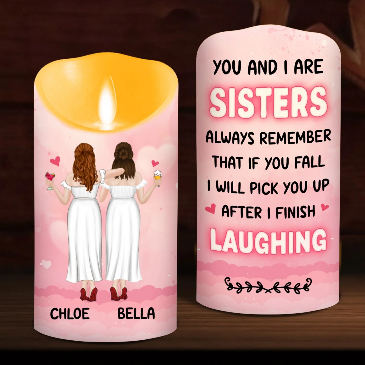 You And I - Personalized Custom LED Candle - Image 6