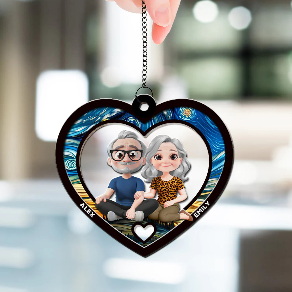 You And Me Always Together - Personalized Custom Suncatcher - Image 2