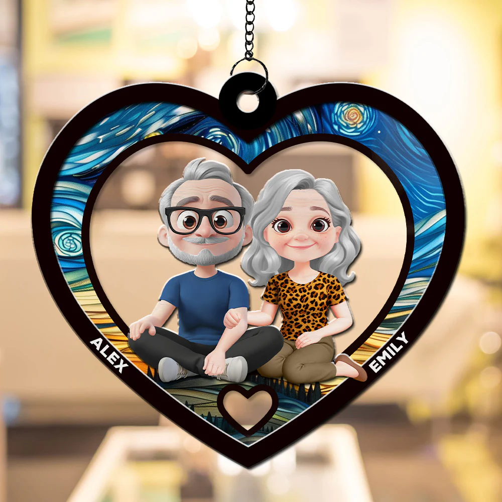 You And Me Always Together - Personalized Custom Suncatcher - Image 4