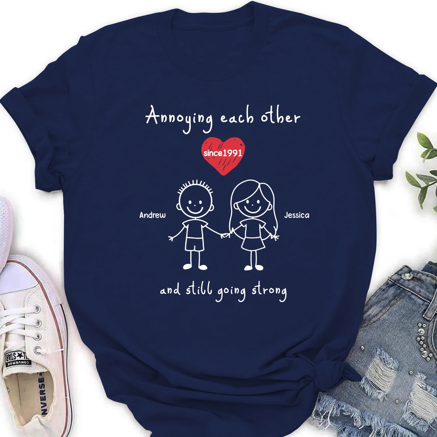 You And Me Annoying Each Other - Personalized Custom Shirt - Image 18