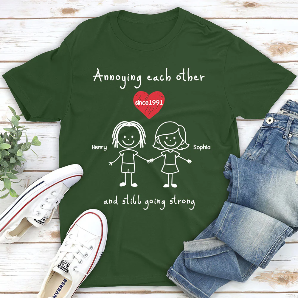 You And Me Annoying Each Other - Personalized Custom Shirt - Image 2
