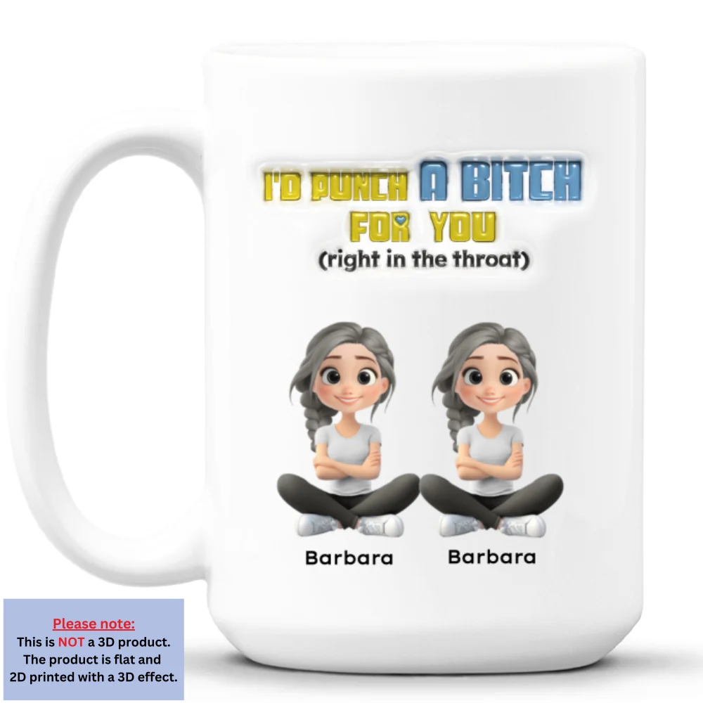 You And Me Has Unbreakable Bond - Personalized Custom 3D Inflated Effect Mug - Image 7