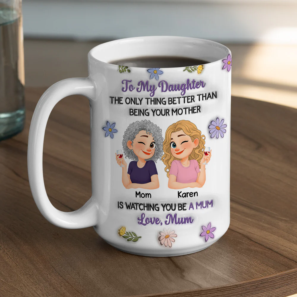 You And Me Linked Together - Personalized Custom 3D Inflated Effect Mug - Image 6