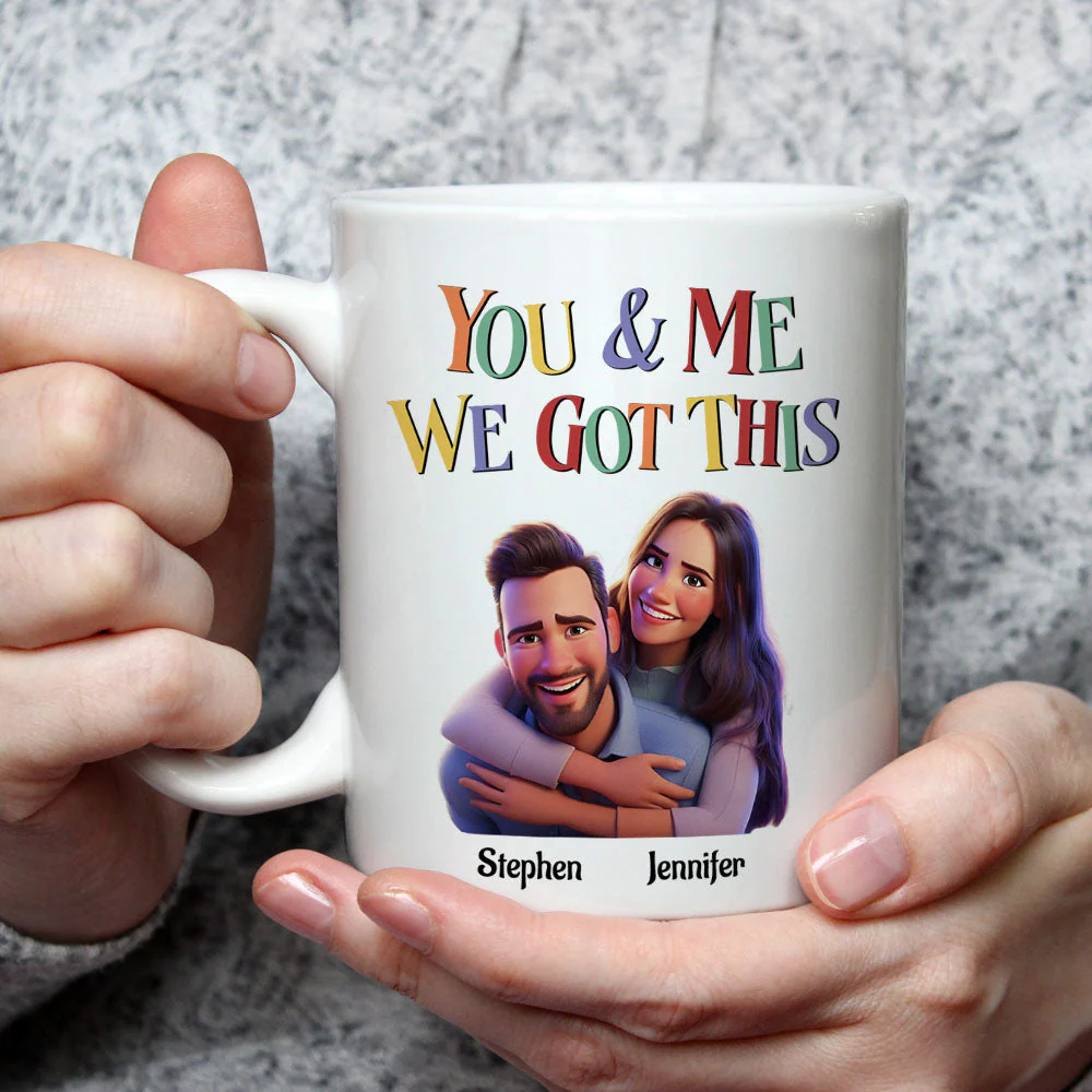 You And Me - Personalized Custom Coffee Mug - Image 3