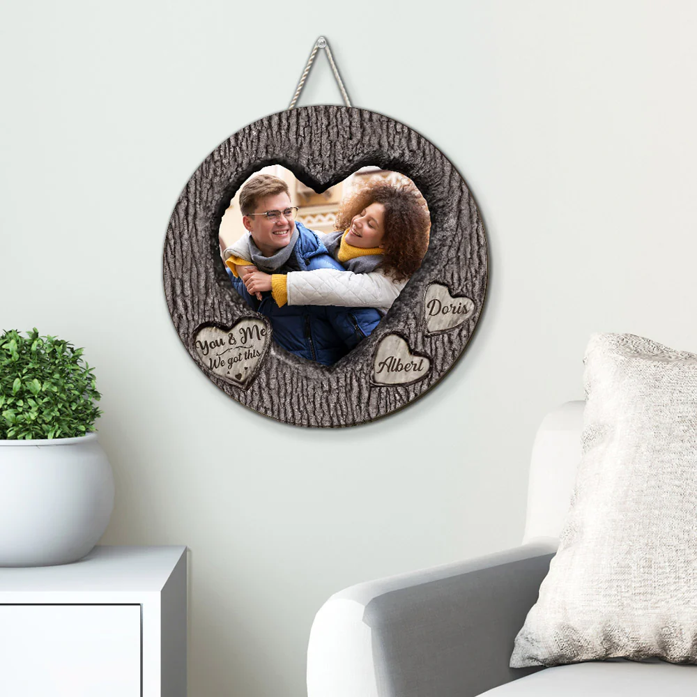 You And Me - Personalized Custom Wood Sign - Image 3