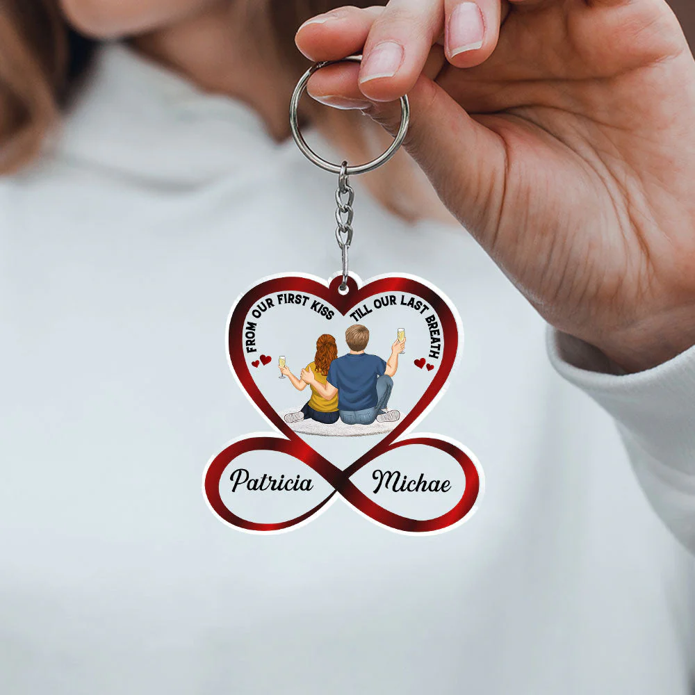 You And Me We Got This - Personalized Custom Acrylic Keychain - Image 3