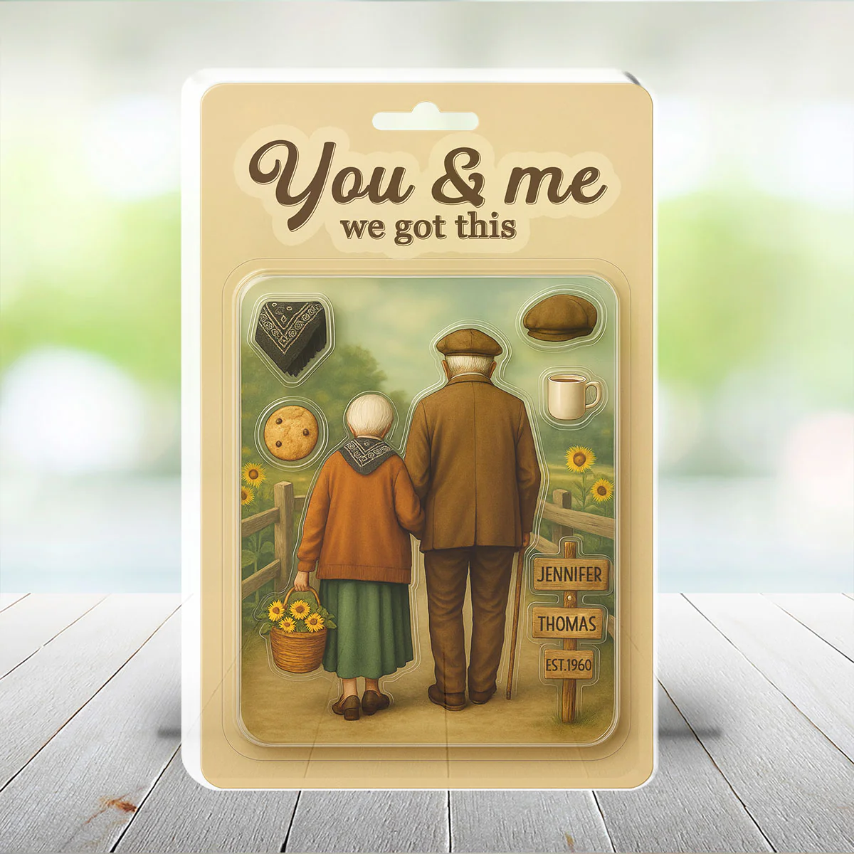 You And Me We Got This - Personalized Custom Acrylic Plaque - Image 3