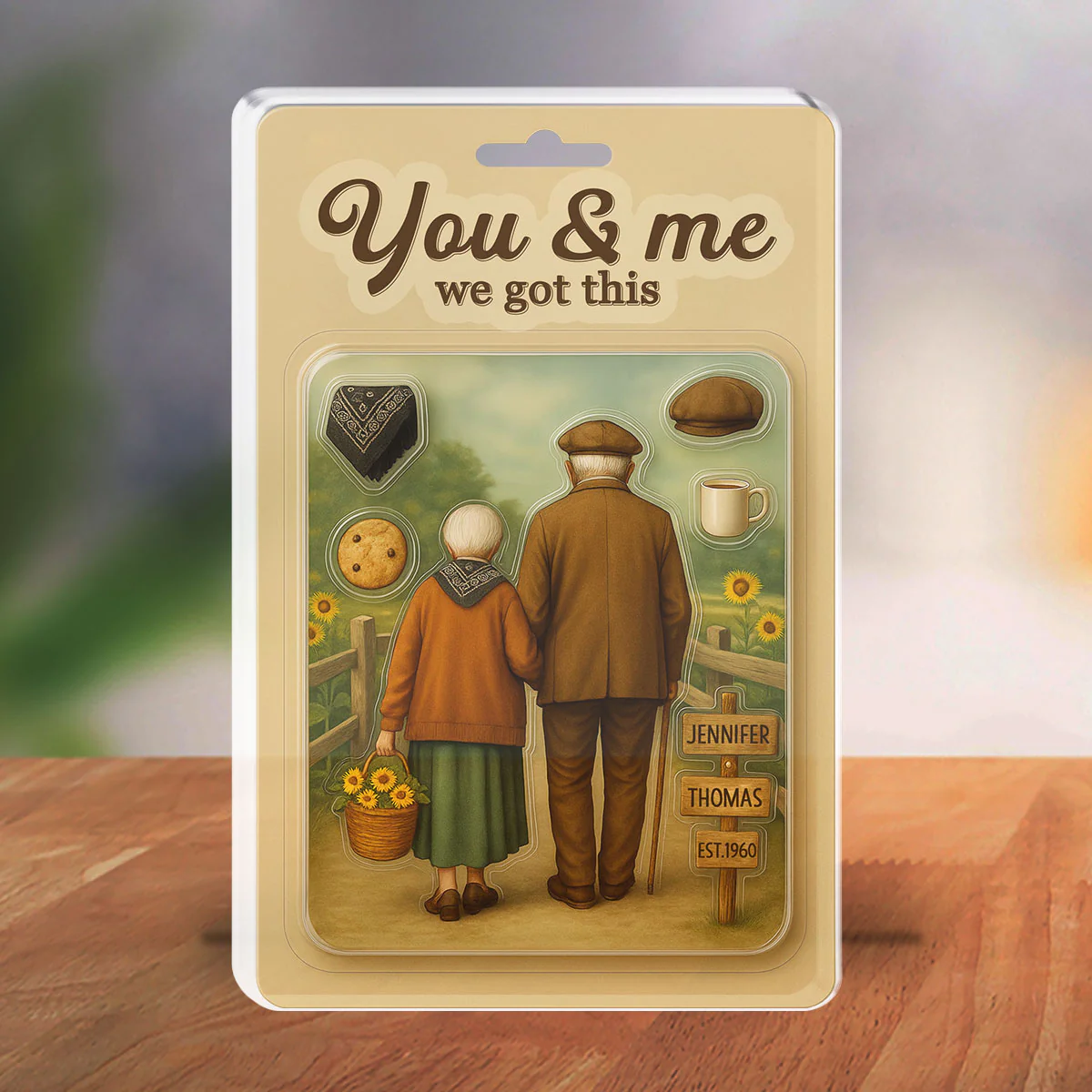 You And Me We Got This - Personalized Custom Acrylic Plaque - Image 4