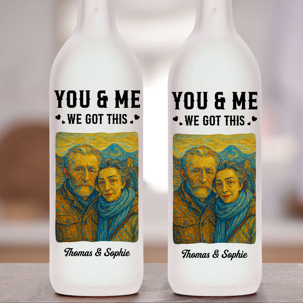 You And Me We Got This - Personalized Custom Bottle Lamp - Image 5