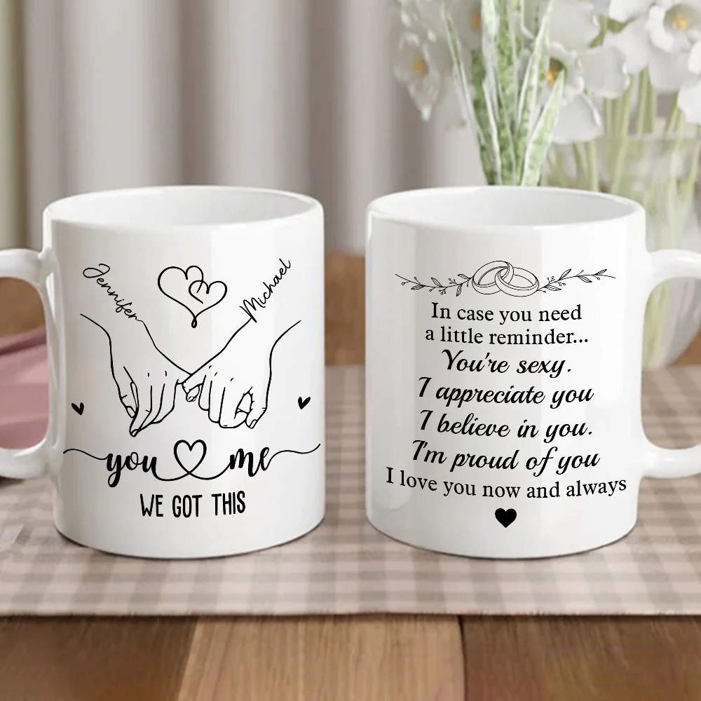 You And Me We Got This - Personalized Custom Coffee Mug - Image 3