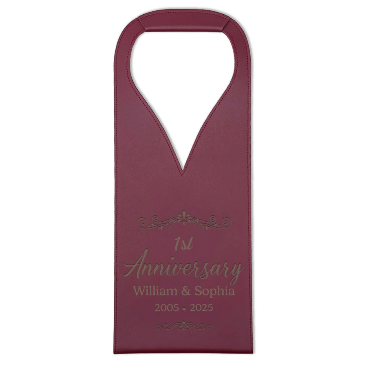 You And Me We Got This - Personalized Custom Engraved Leather Wine Bag - Image 8