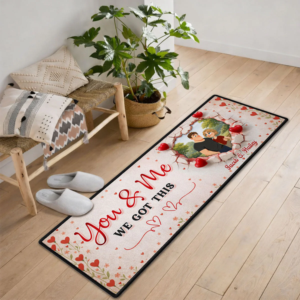 You And Me We Got This - Personalized Custom Runner Rug - Image 5