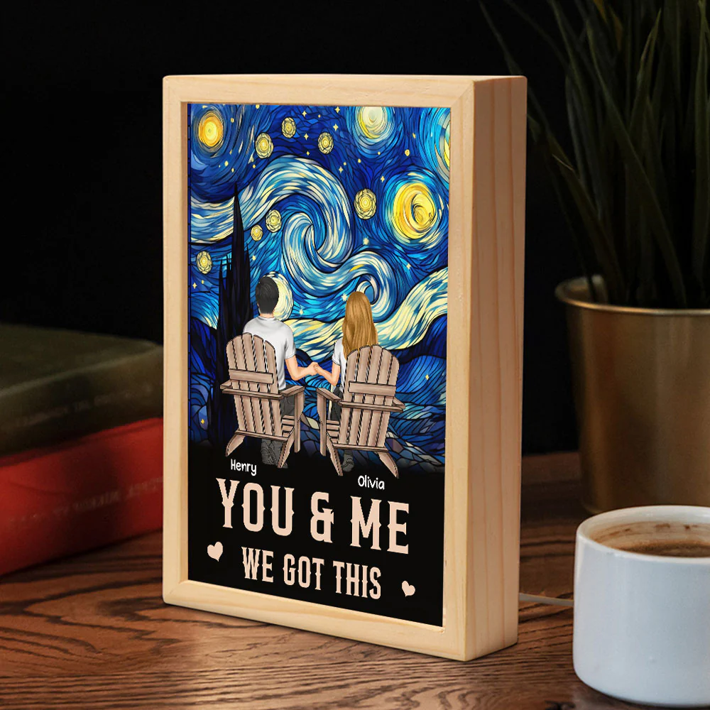 You And Me We Got This - Personalized Frame Light Box - Image 2