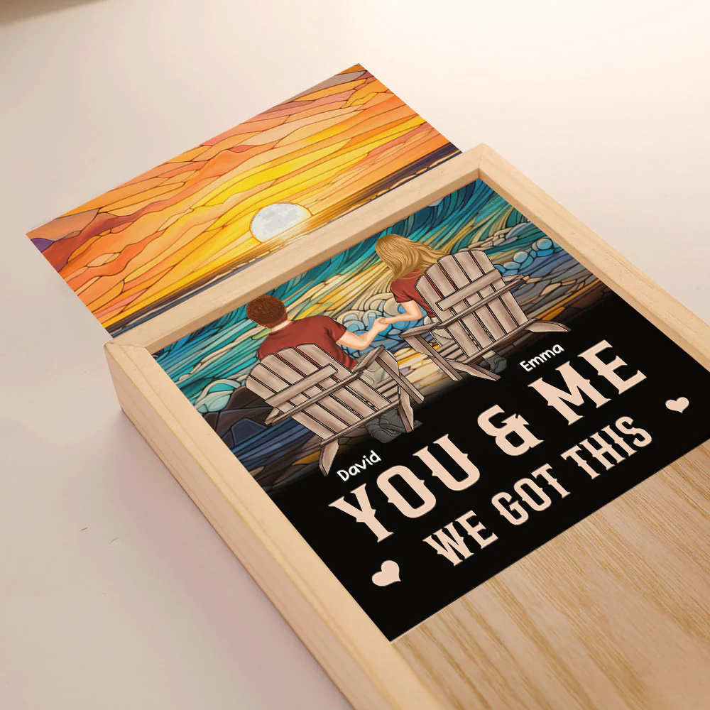 You And Me We Got This - Personalized Frame Light Box - Image 3