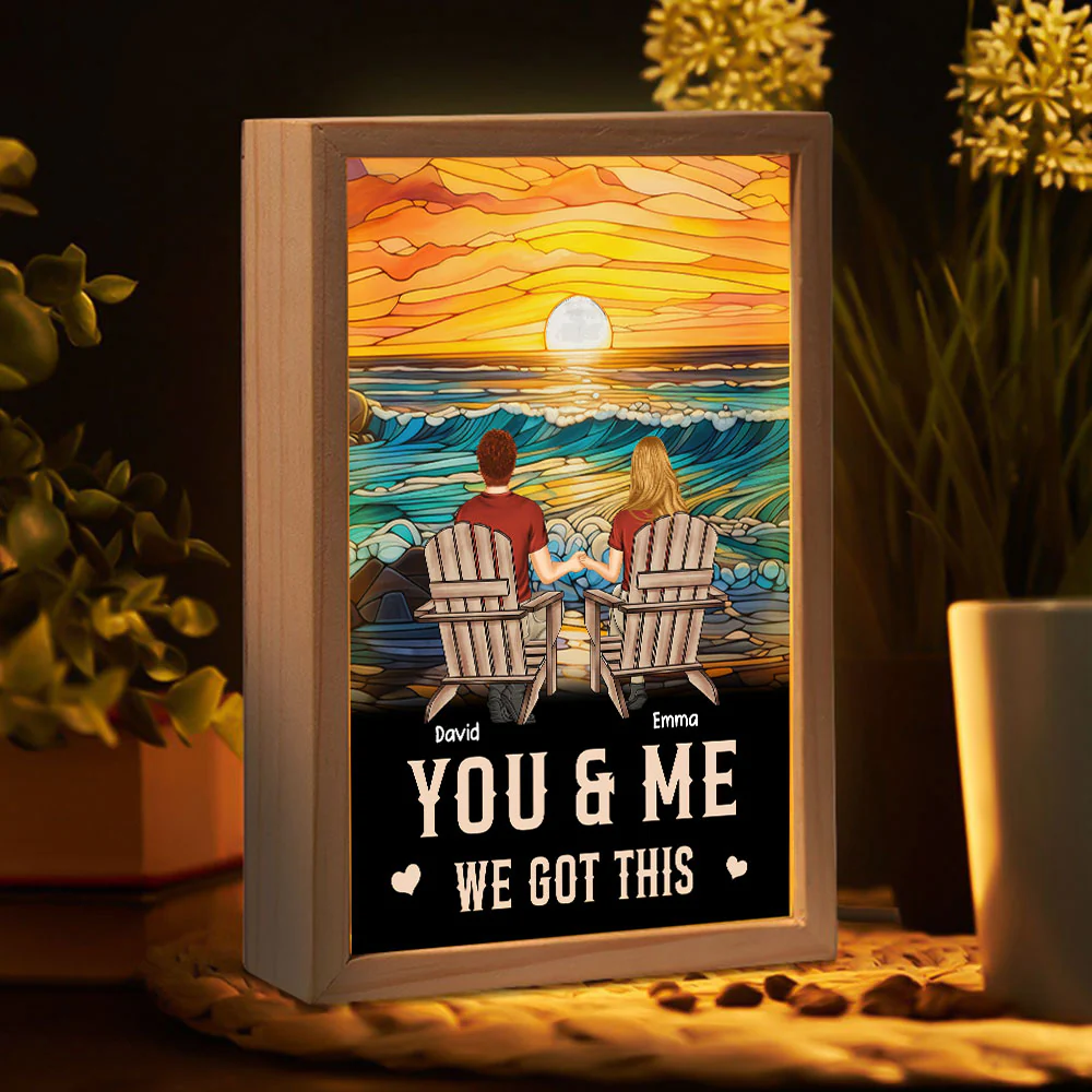 You And Me We Got This - Personalized Frame Light Box - Image 4