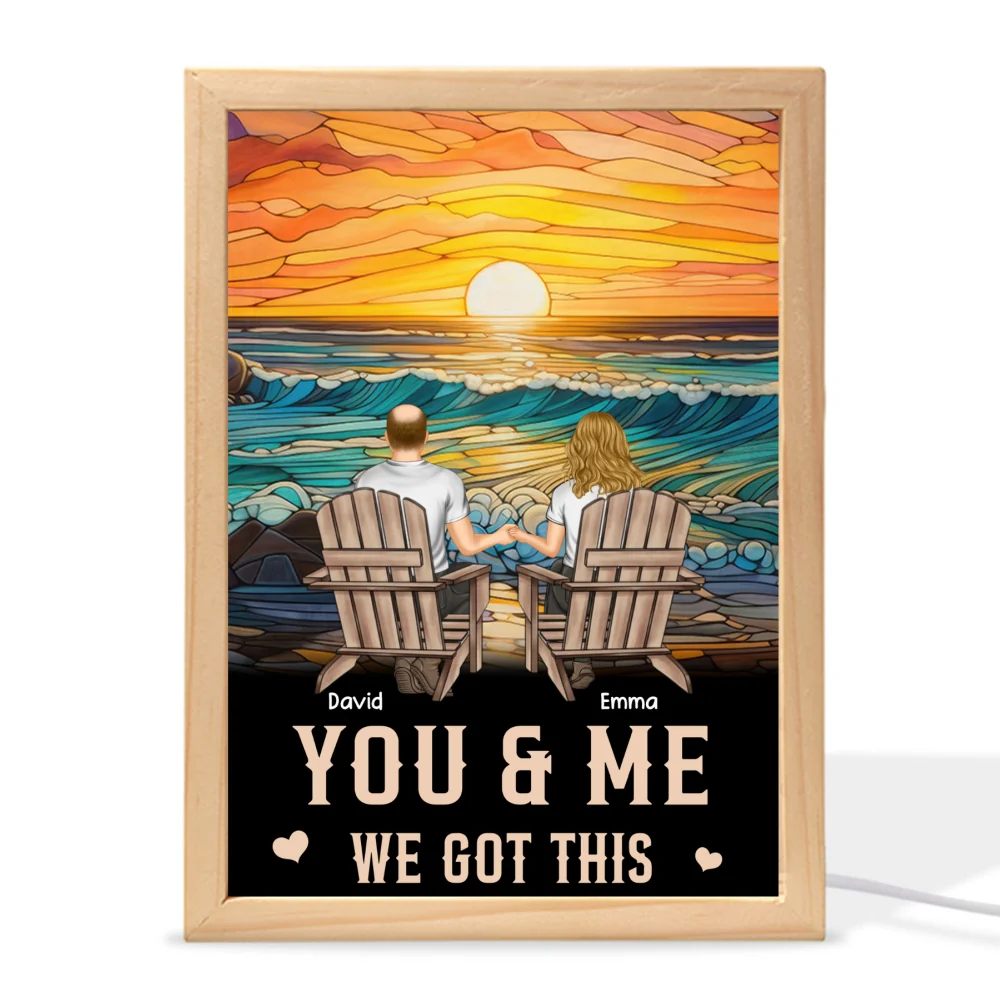 You And Me We Got This - Personalized Frame Light Box - Image 6
