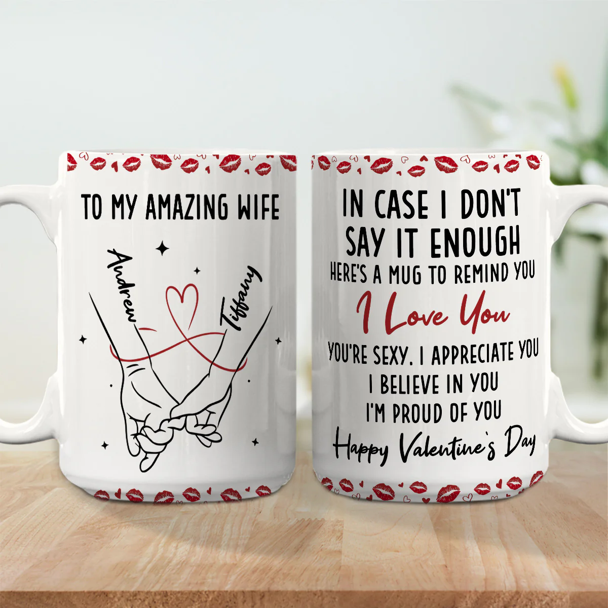 You And Me We Got This Valentine -  Personalized Custom Coffee Mug - Image 4