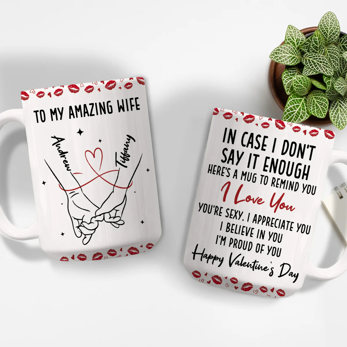 You And Me We Got This Valentine -  Personalized Custom Coffee Mug - Image 5