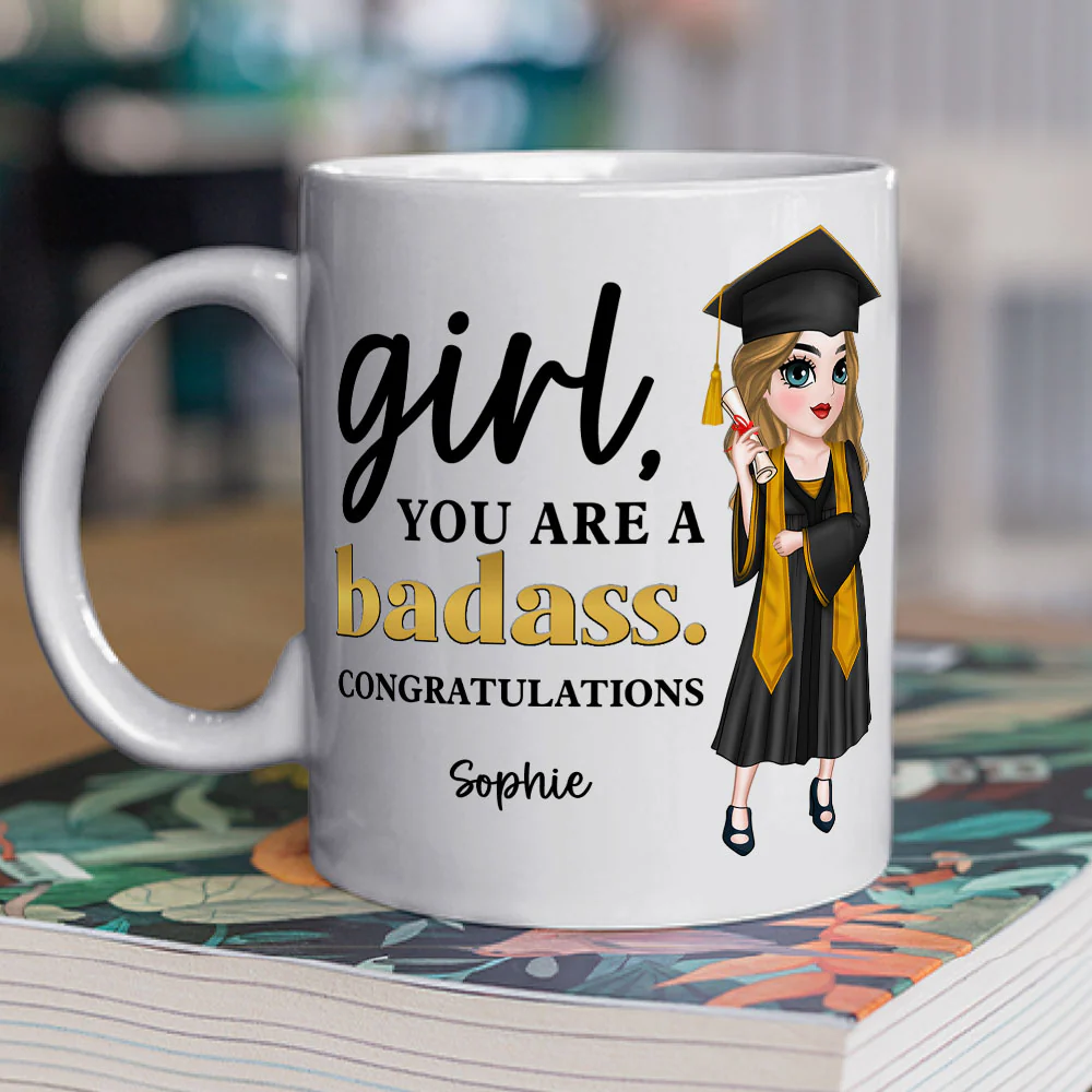 You Are A  Badass - Personalized Custom Coffee Mug - Image 3