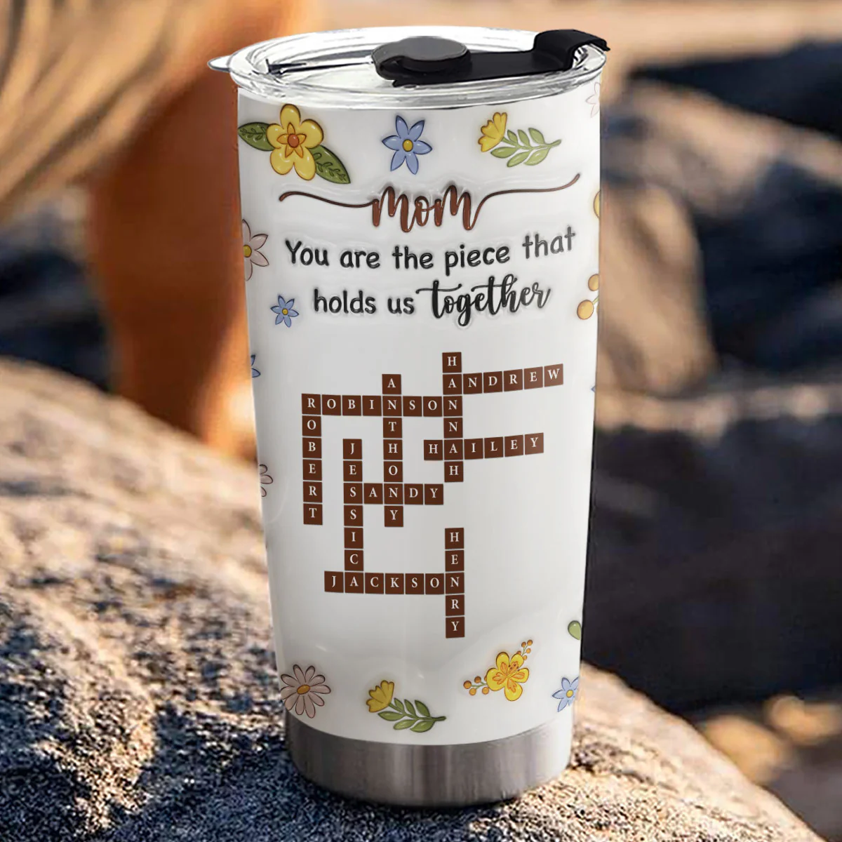 You Are A Special Piece Mom - Personalized Custom 3D Inflated Effect Tumbler - Image 4
