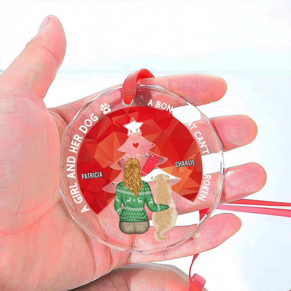 You Are Always In My Heart - Personalized Custom Glass Ornament - Image 5