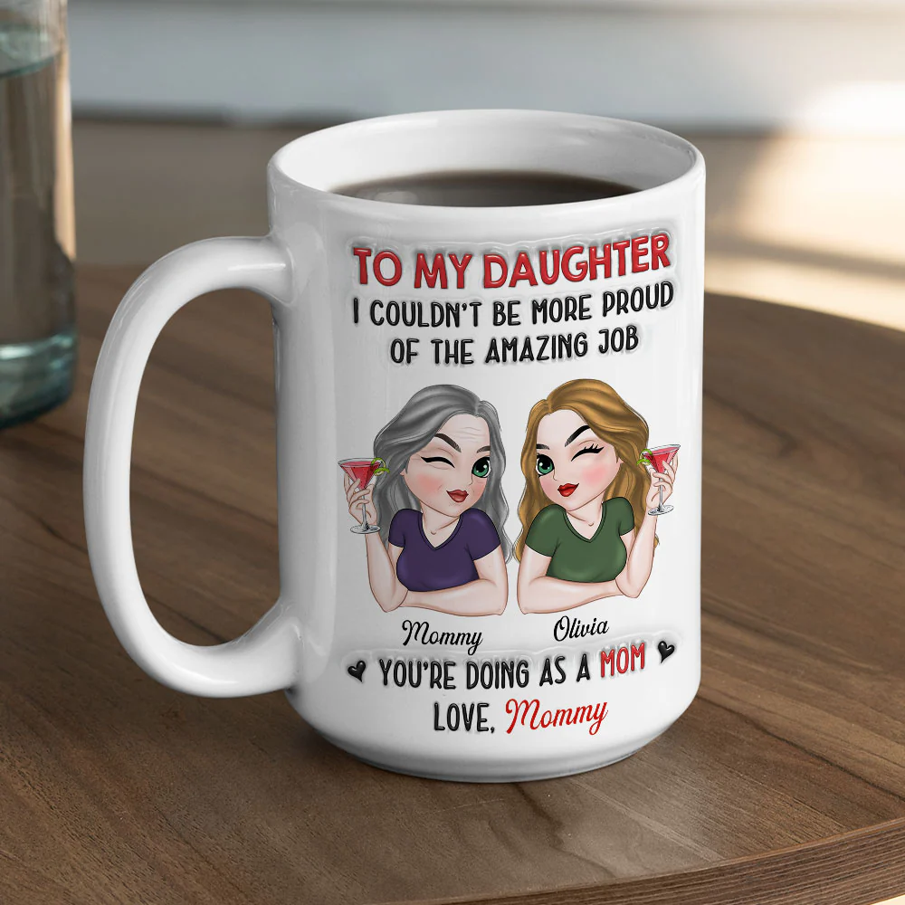You Are An Amazing Mom - Personalized Custom 3D Inflated Effect Mug - Image 5